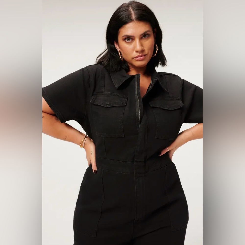 NWT Good American Fit for Success Jumpsuit Black - Picture 2 of 4